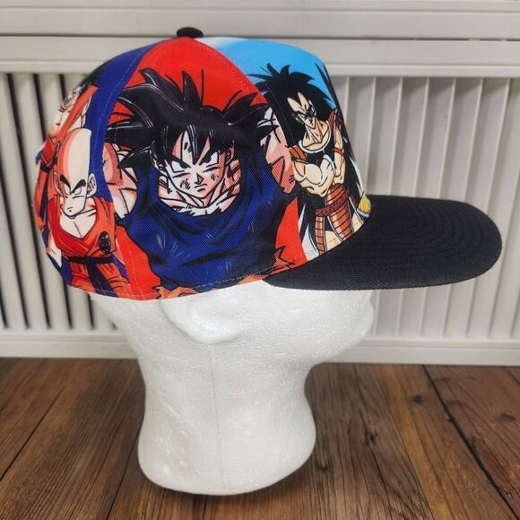 Dragonball Z Hat Cap All Over Print Snapback Colorful Anime Cartoon Mens Toei - Picture 4 of 11